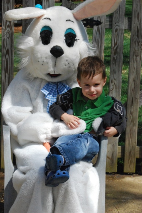 Somebody loves the Easter bunny.